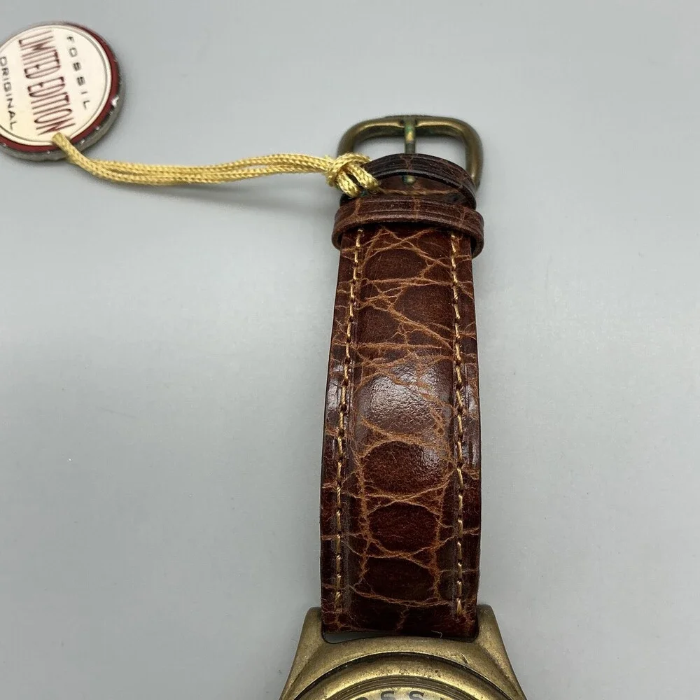 Vintage Fossil LE-0427 Unisex Watch 34mm Saxophone Music Limited New Battery